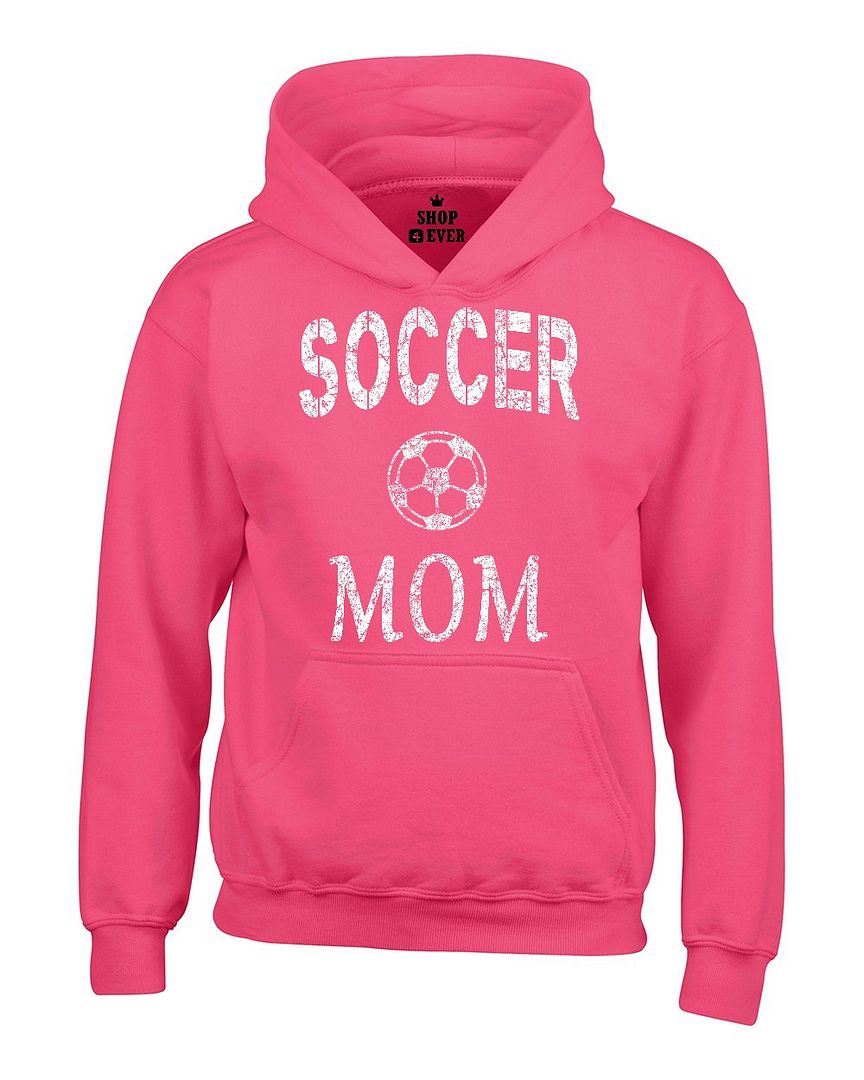 Soccer Mom Mother Hoodies Team Supporter Goal Football Sweatshirts | eBay